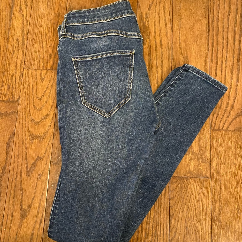 MidRise Ripped Hollister Jeans
